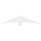 Ekena Millwork Alberta Architectural Grade PVC Gable Bracket, 72"W x 15"H x 4"D x 6"F, 5/12 Pitch GBP072X15X0406ALB00 - alternate 2